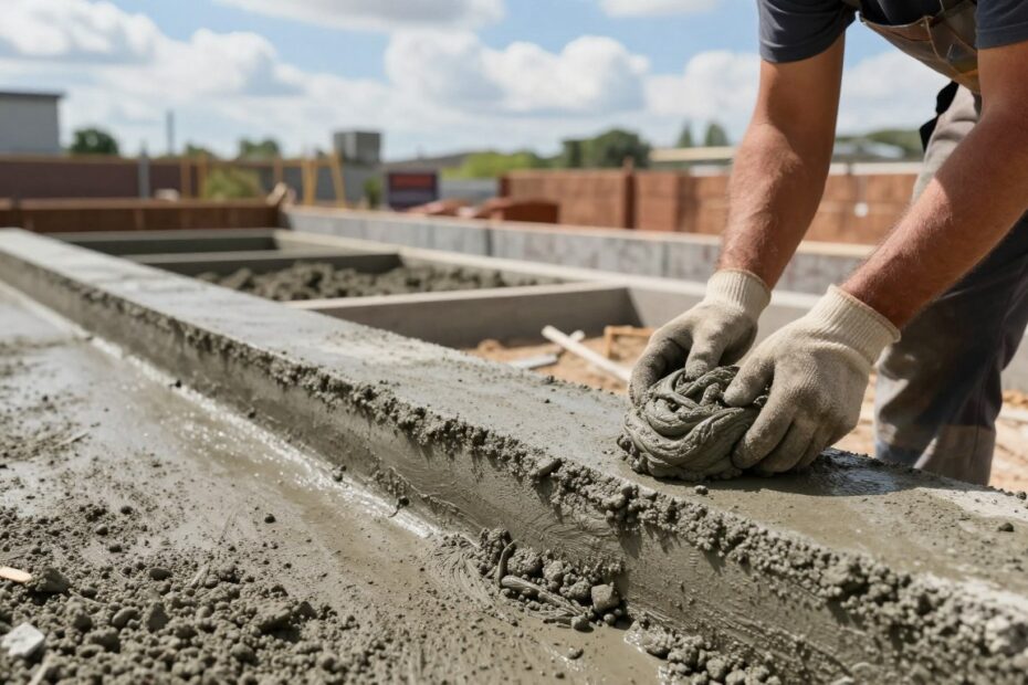 Jaki beton pod obrzeża