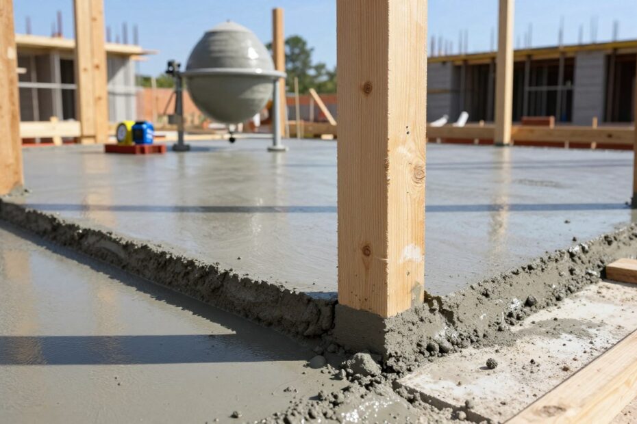 Ile schnie beton pod słupki