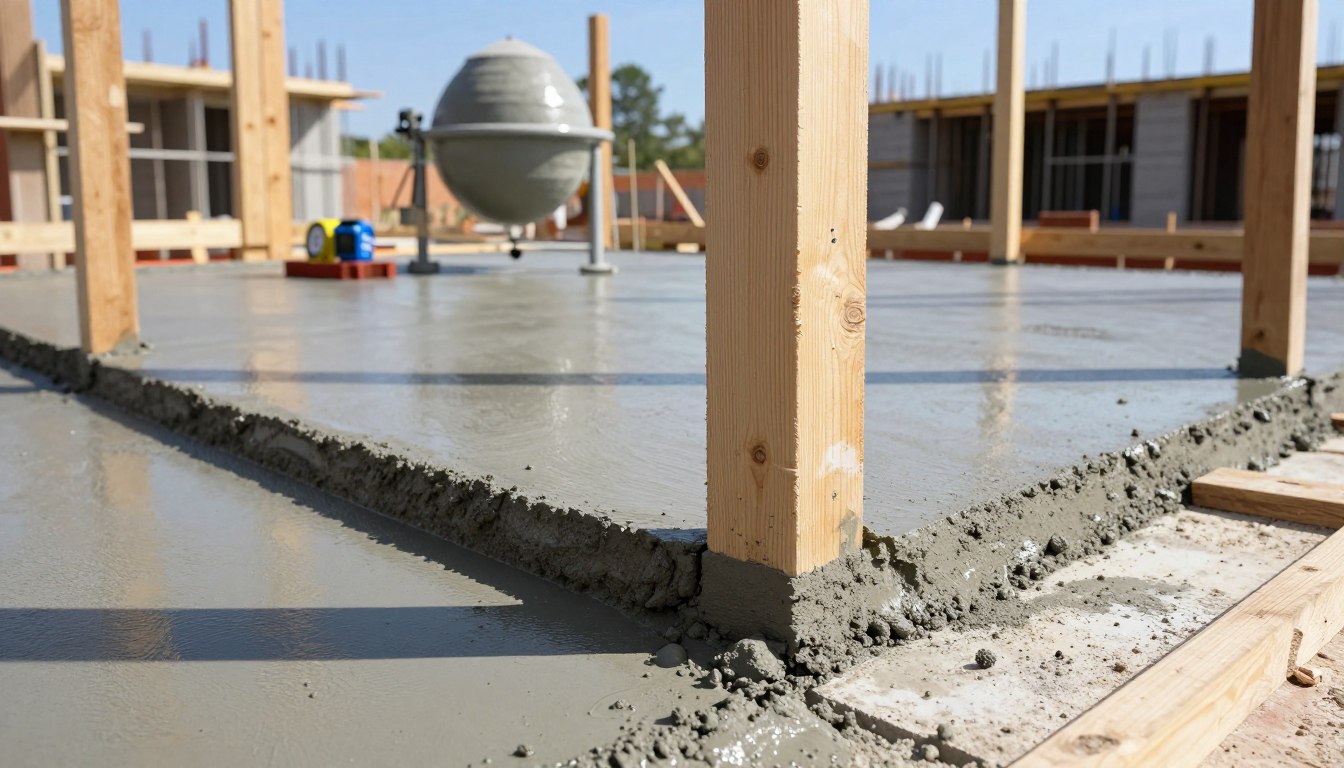 Ile schnie beton pod słupki